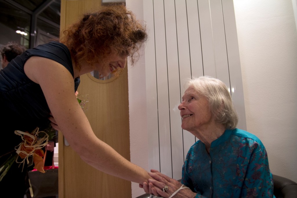 Irena Troupová a Geraldina Mucha - Concert of music by Geraldina Mucha, Filharmonie Hradec Králové, dirigent - Andreas Sebastian Weiser. Foto: Jan Komárek