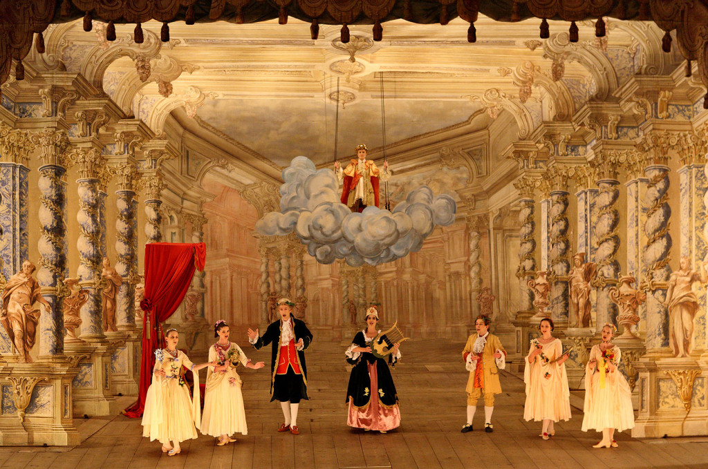 Provedení opery Terpsicore G. F. Händela v barokním divadle v Českém Krumlově (Irena Troupová, Dagmar Šašková, Ensemble Hartig, Musica Florea - M. Štryncl), (Foto: Lubor Mrázek)